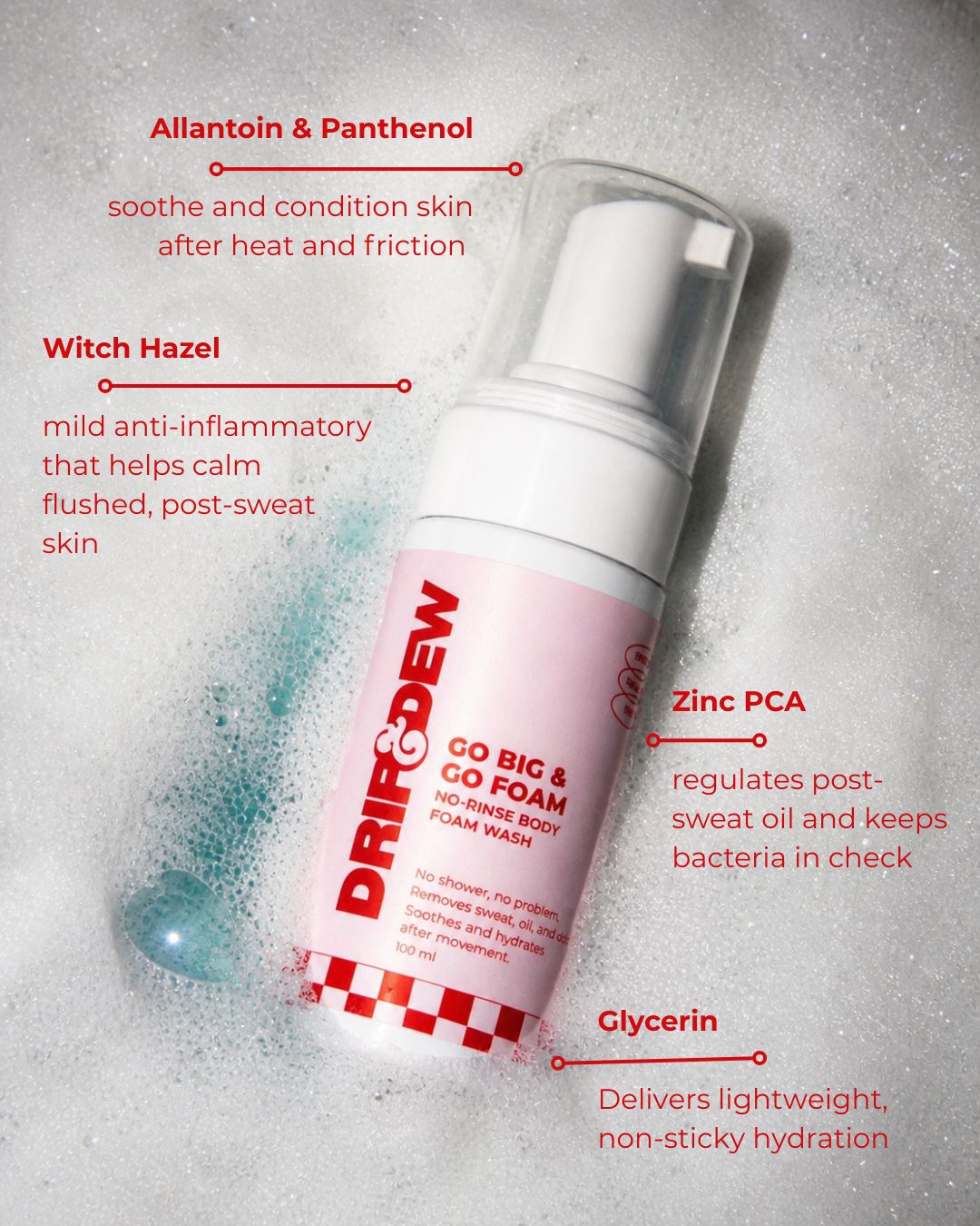 Go Big & Go Foam No-Rinse Body Foam Wash